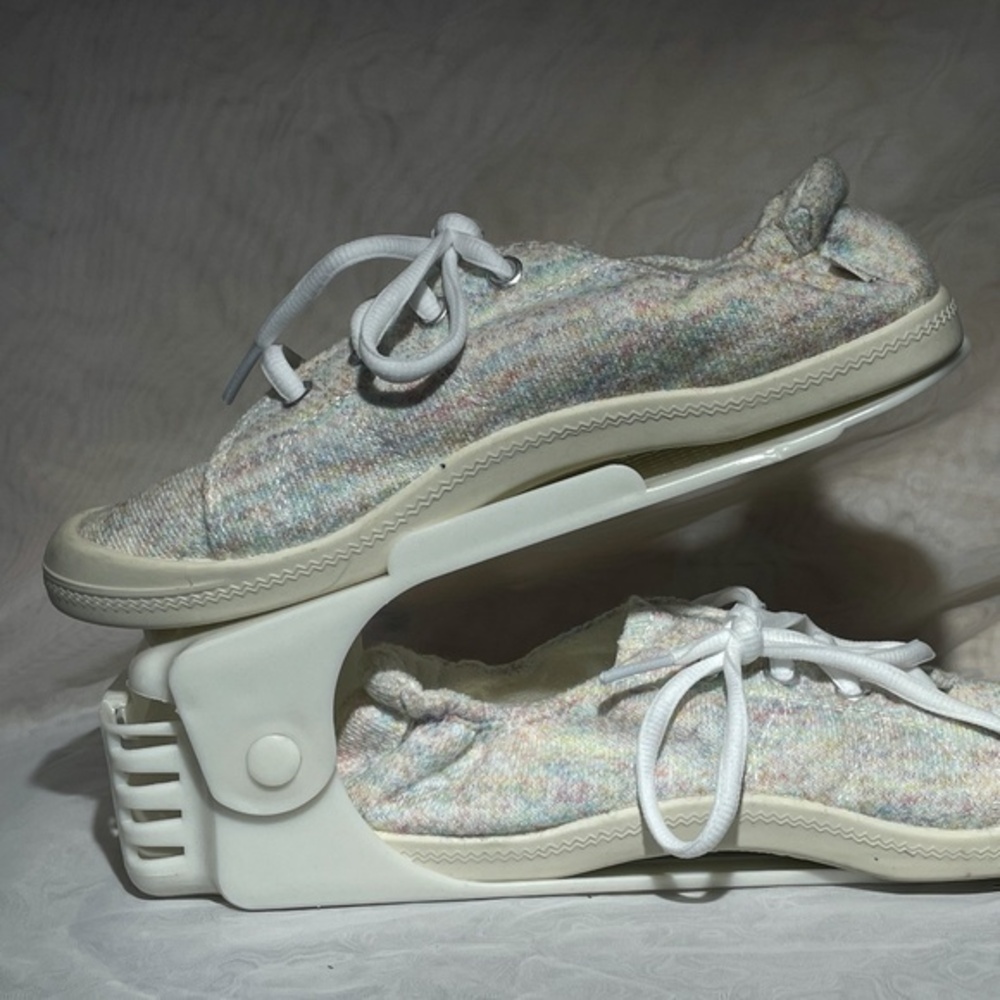 Tommy Bahama Womens Pastel Multicolor Fabric Casual Shoes Like New Size 7